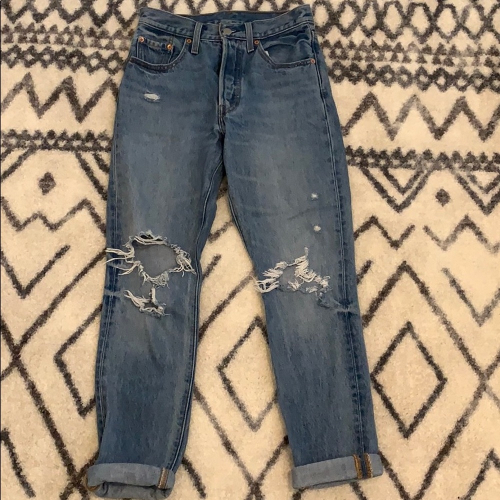 Levis 501 skinny jeans